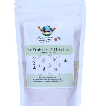 Pre soaked multipurpose millet flour