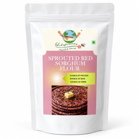 Sprouted red sorghum flour