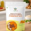 Sprouted ragi makhana carrots porridge mix