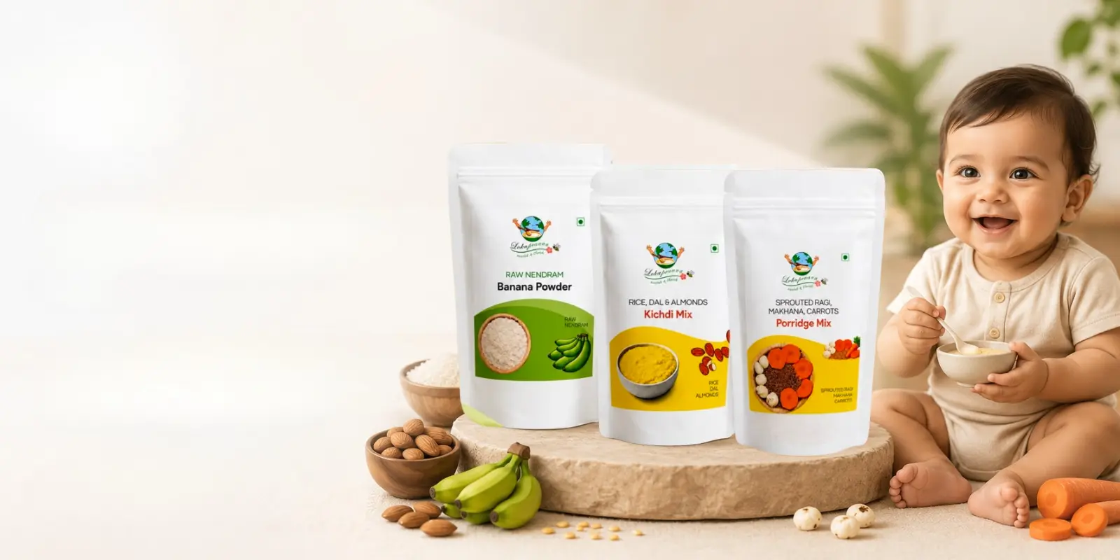 Lokapraana wholesome nutrition for growing babies